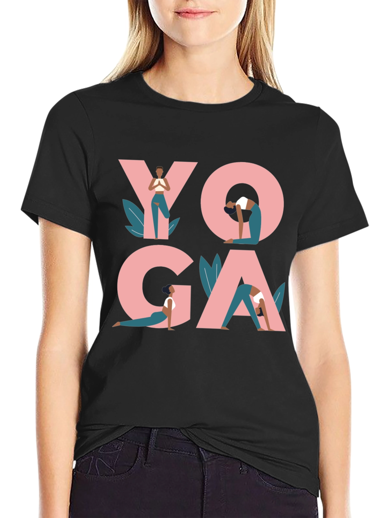 Yoga Pose Graphic T-Shirt