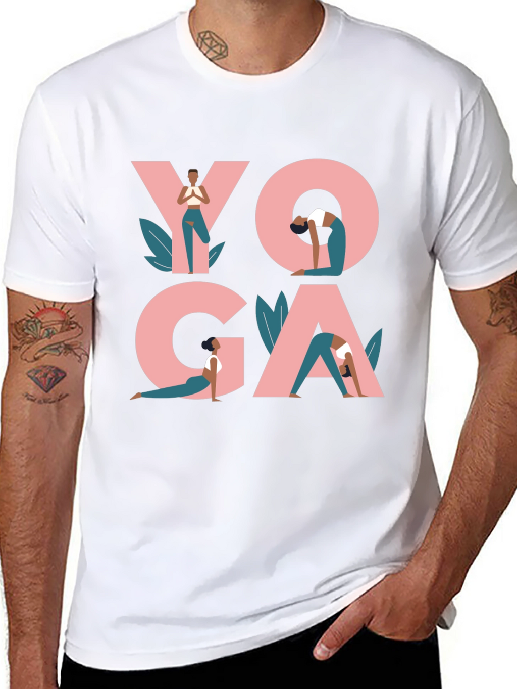 Yoga Pose Graphic T-Shirt