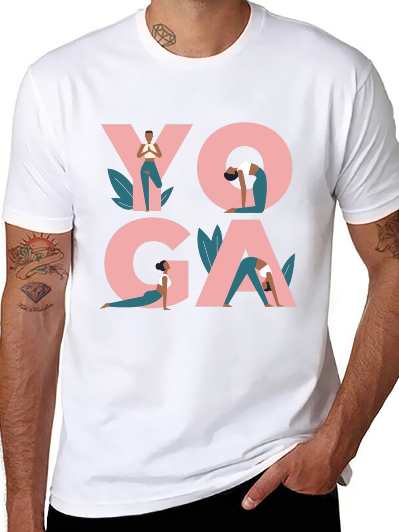 Yoga Pose Graphic T-Shirt