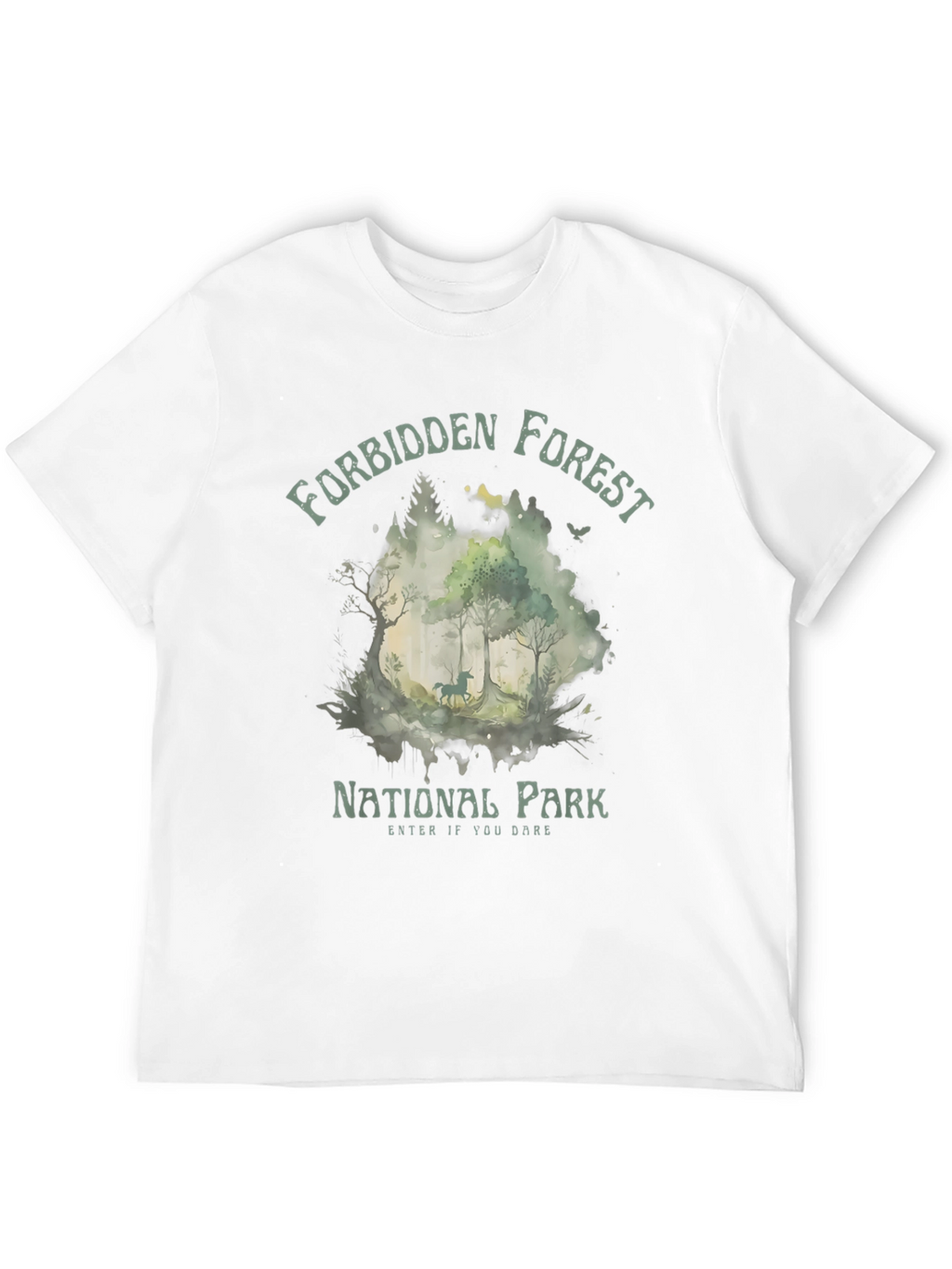 Forbidden Forest National Park Black T-Shirt