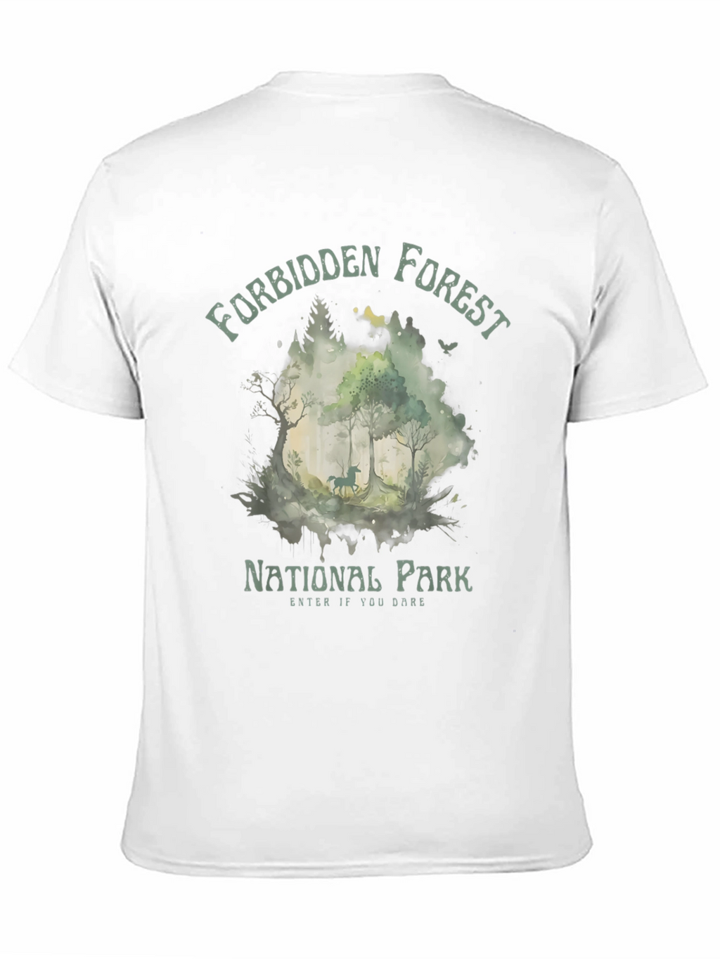 Forbidden Forest National Park Black T-Shirt
