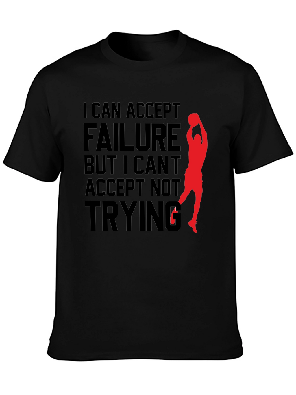 Motivational Basketball Graphic T-Shirt