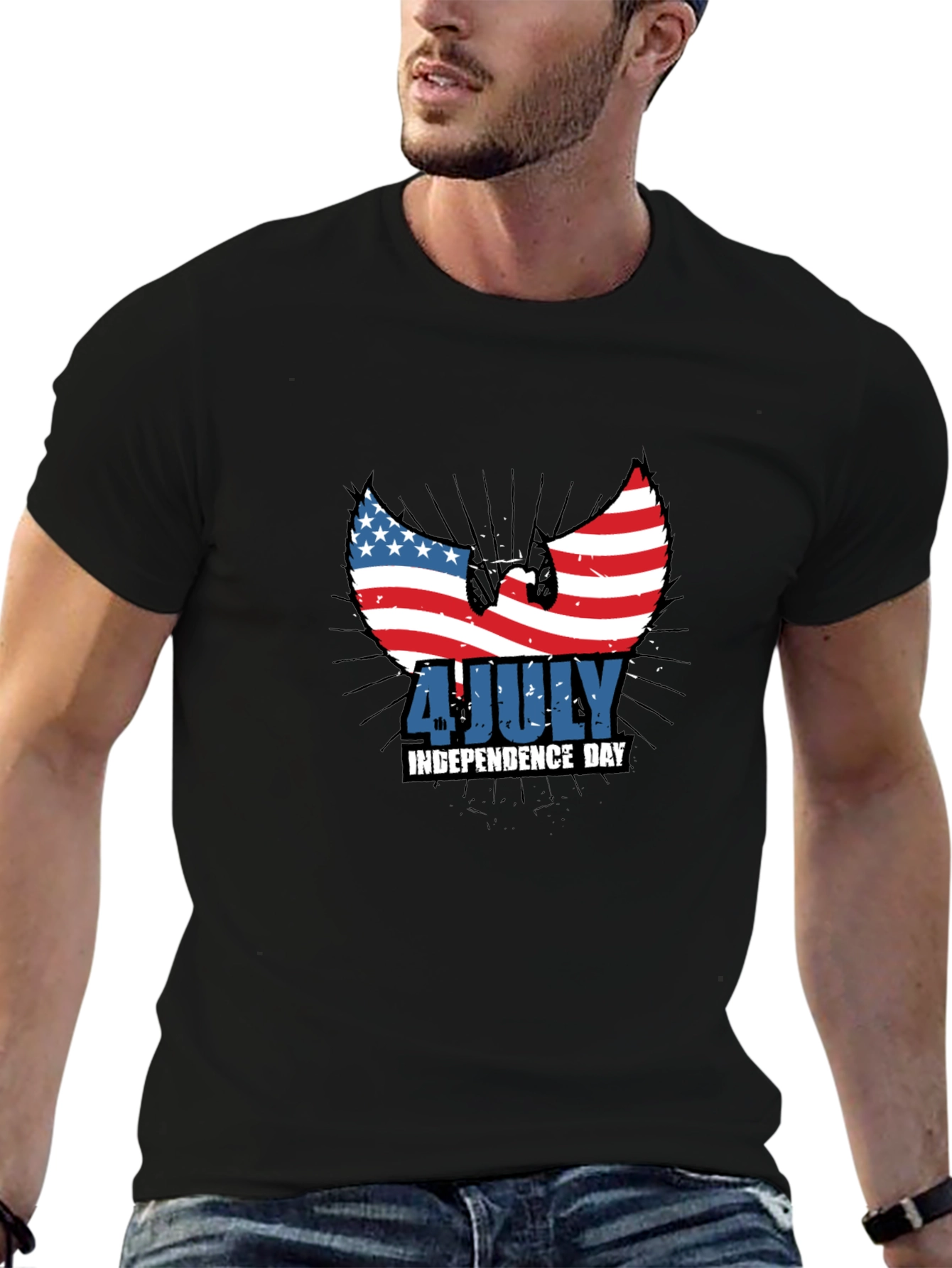 4th of July Independence Day Graphic T-Shirt