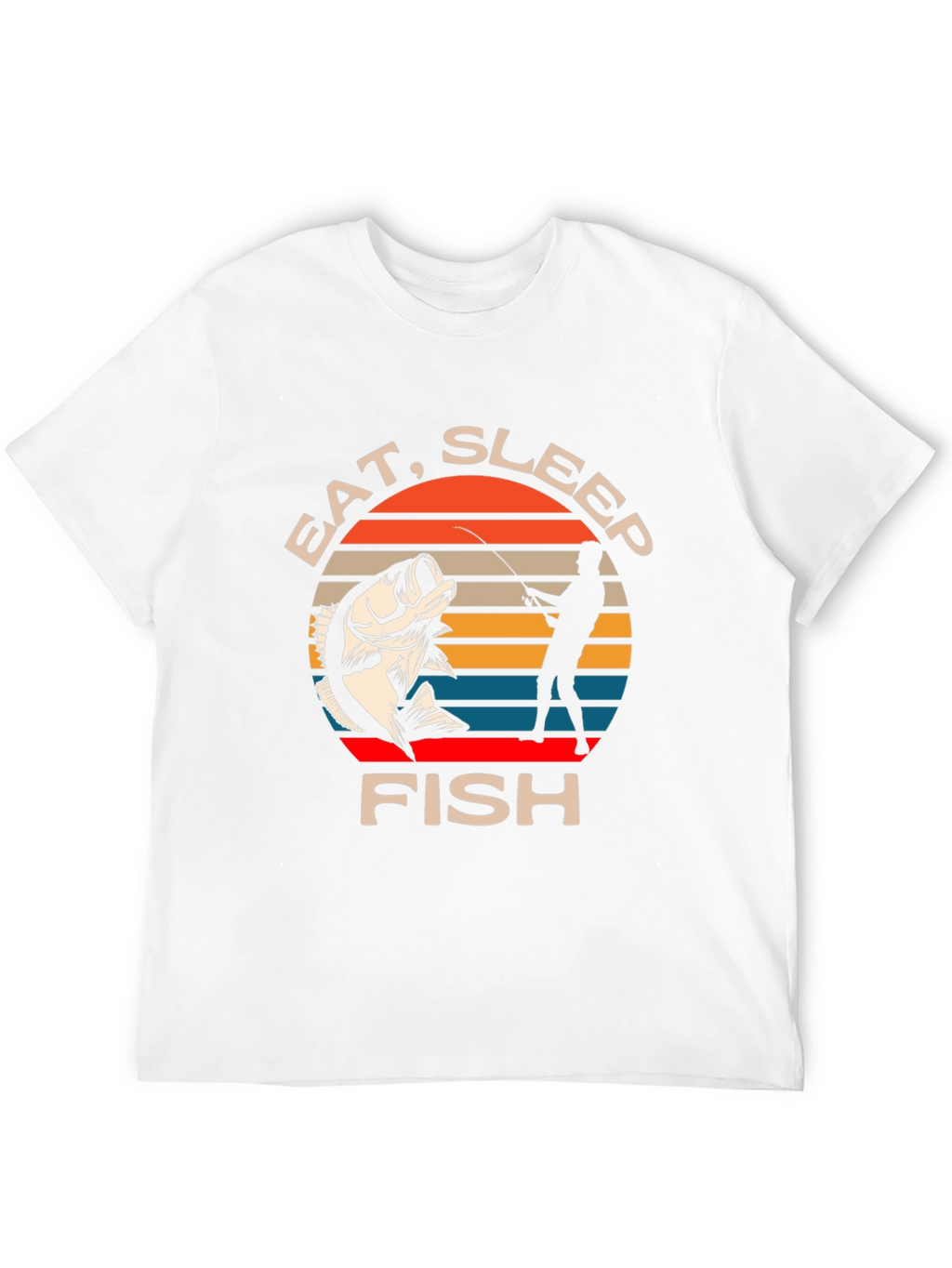 Eat Sleep Fish T-Shirt - Fishing Lover Tee