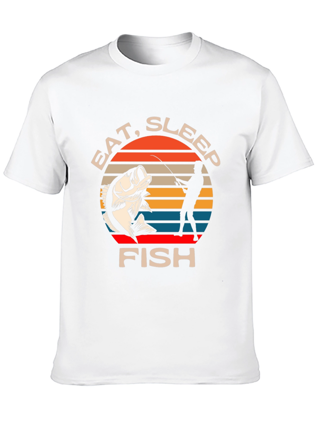 Eat Sleep Fish T-Shirt - Fishing Lover Tee