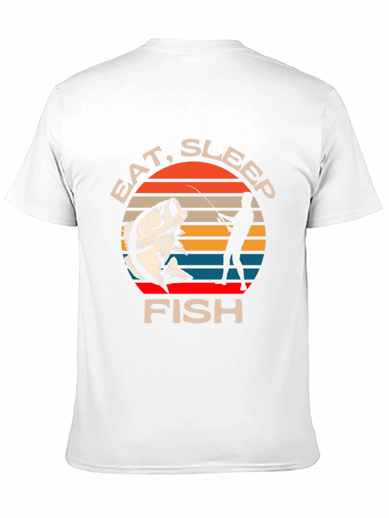 Eat Sleep Fish T-Shirt - Fishing Lover Tee