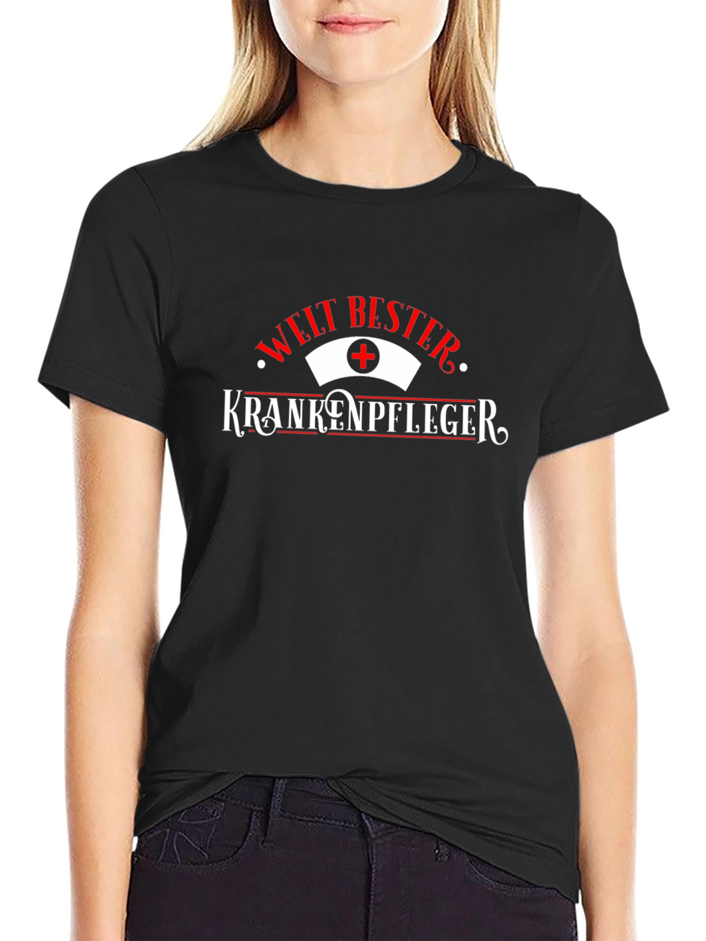 Welt Bester Krankenpfleger T-Shirt Nurse