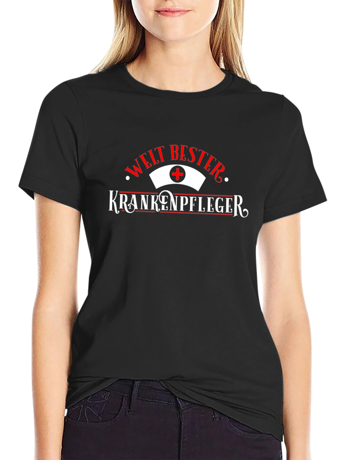 Welt Bester Krankenpfleger T-Shirt Nurse