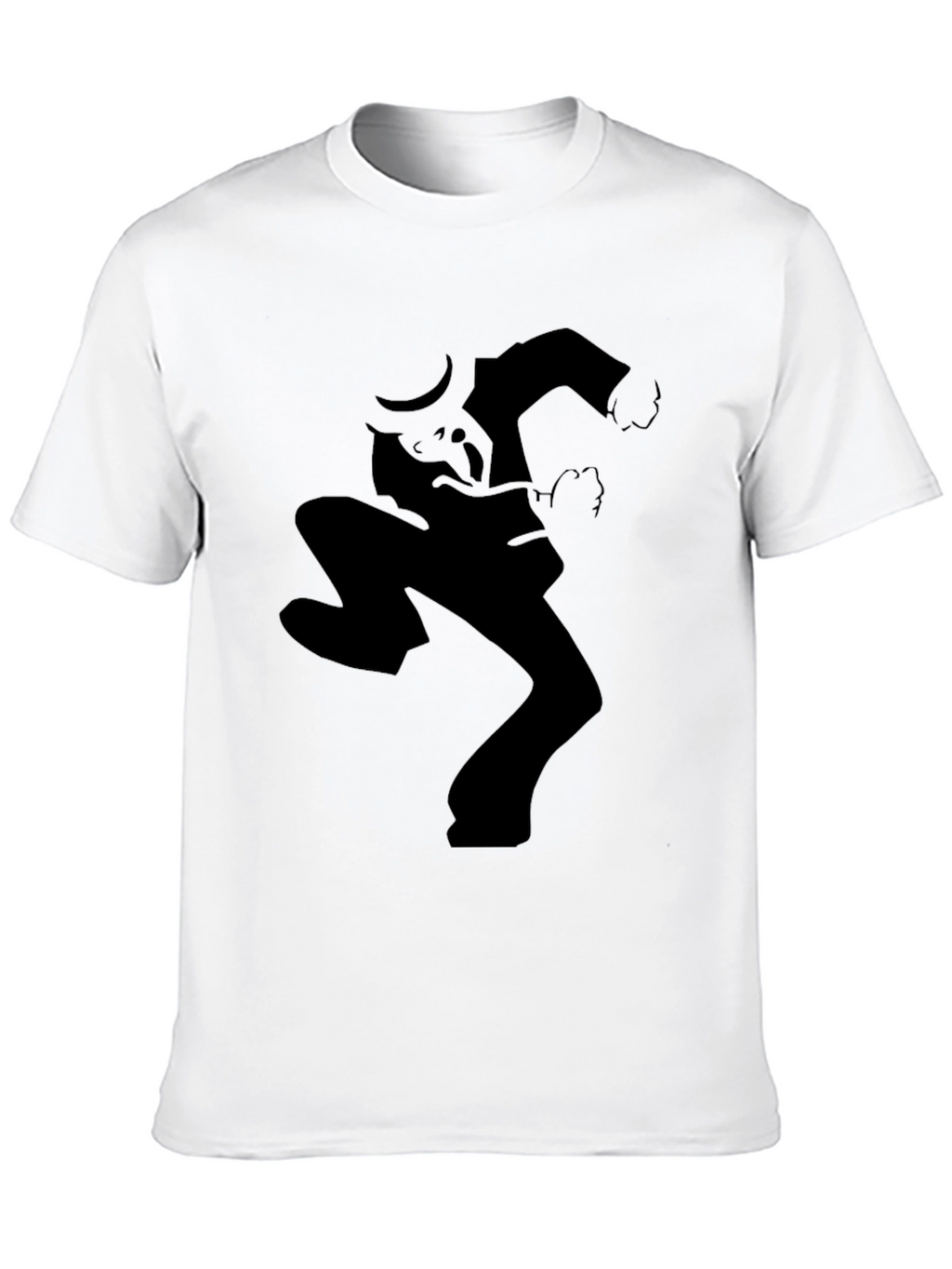 Ska Dancing Man Black Graphic Tee Shirt
