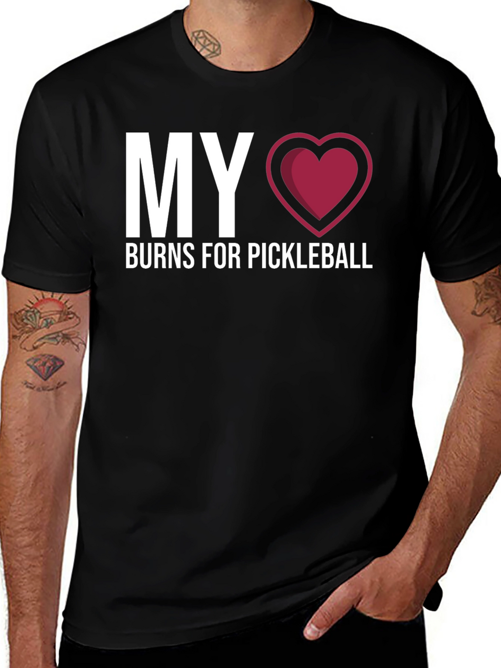 My Heart Burns for Pickleball T-Shirt