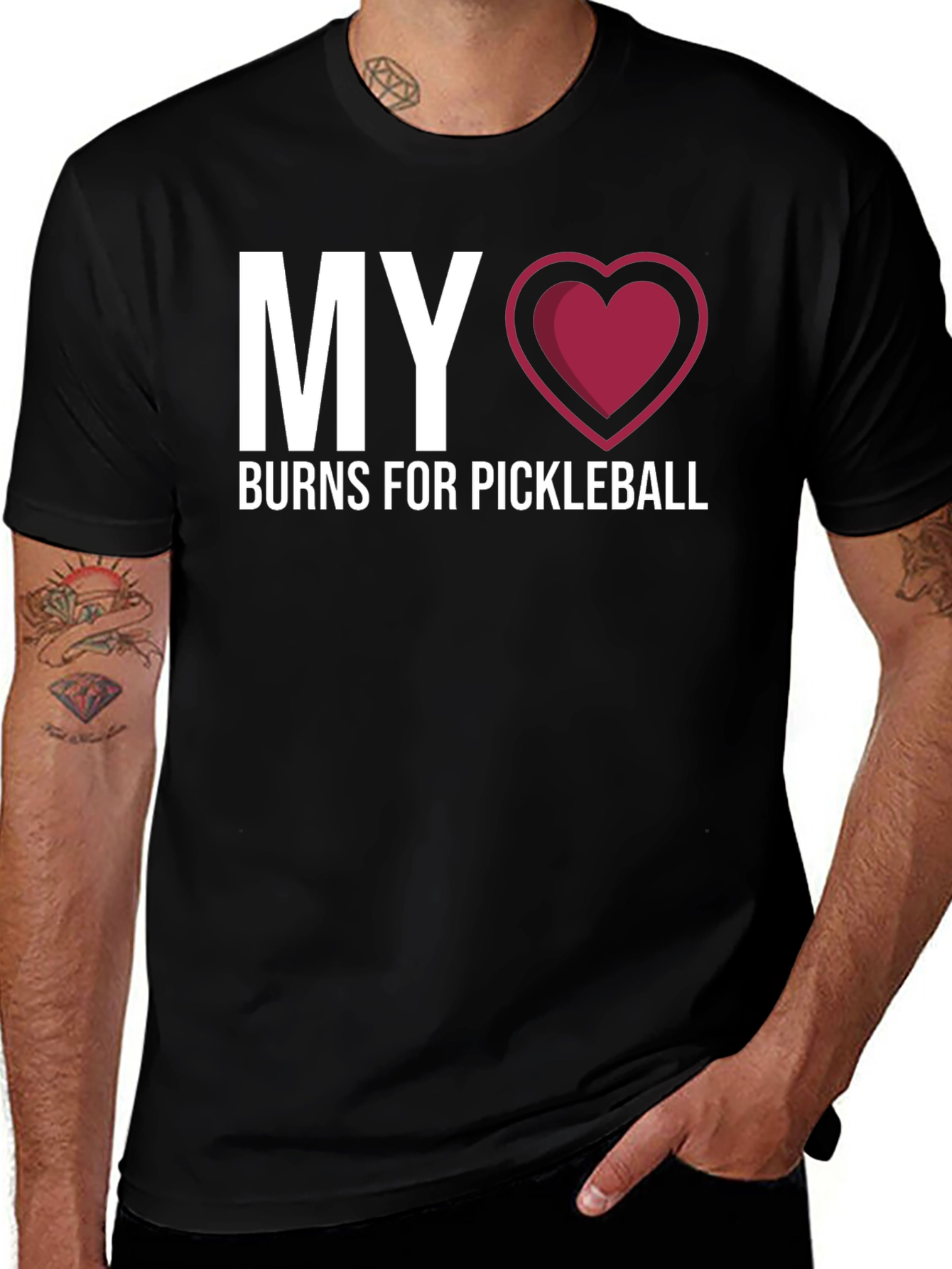 My Heart Burns for Pickleball T-Shirt