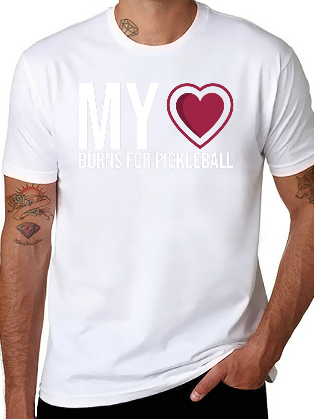 My Heart Burns for Pickleball T-Shirt