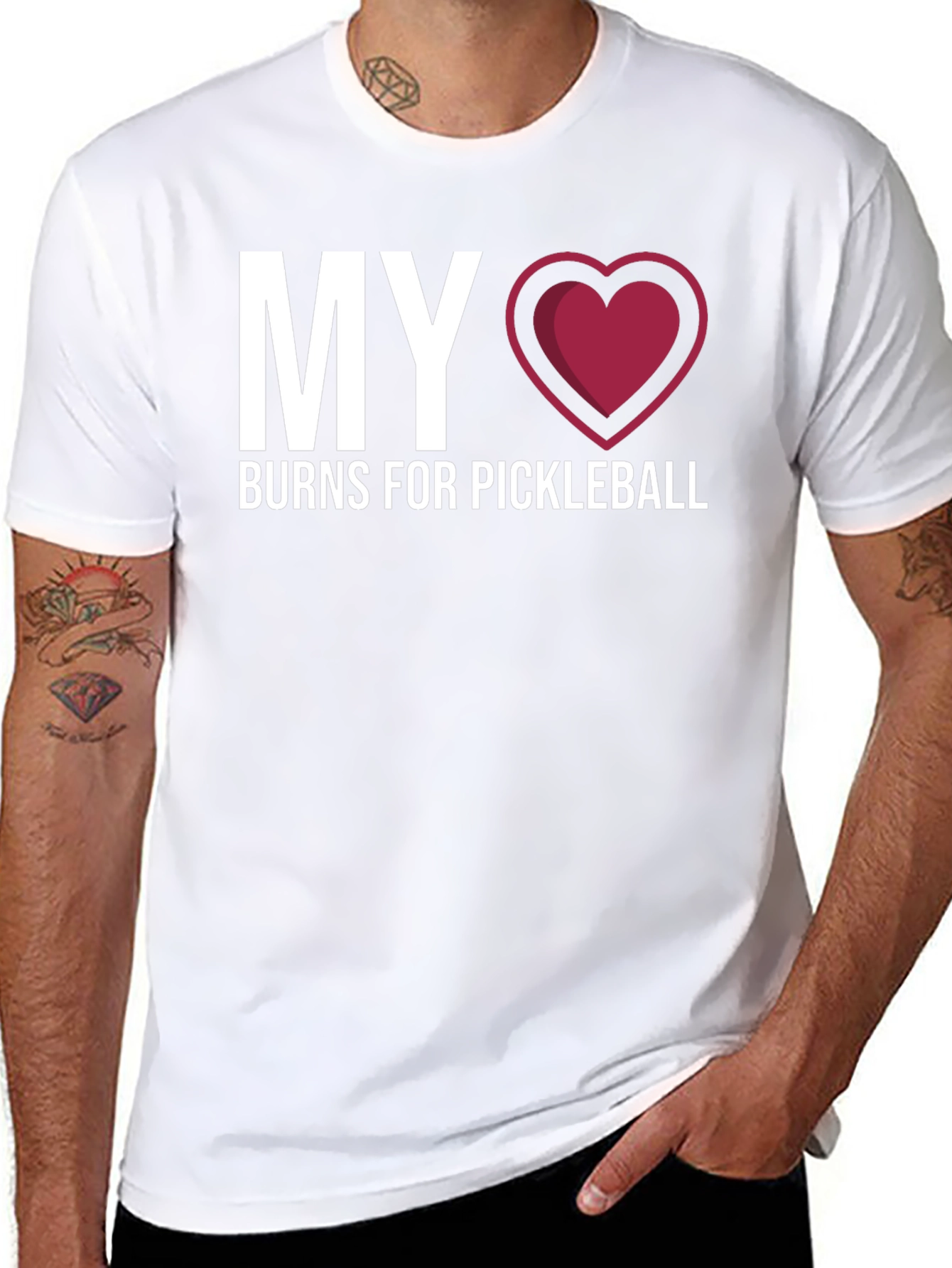 My Heart Burns for Pickleball T-Shirt