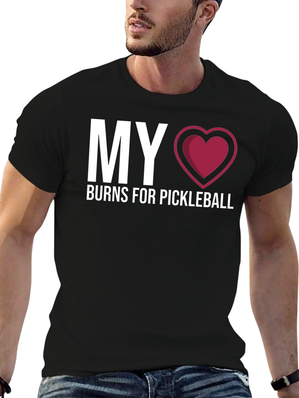 My Heart Burns for Pickleball T-Shirt