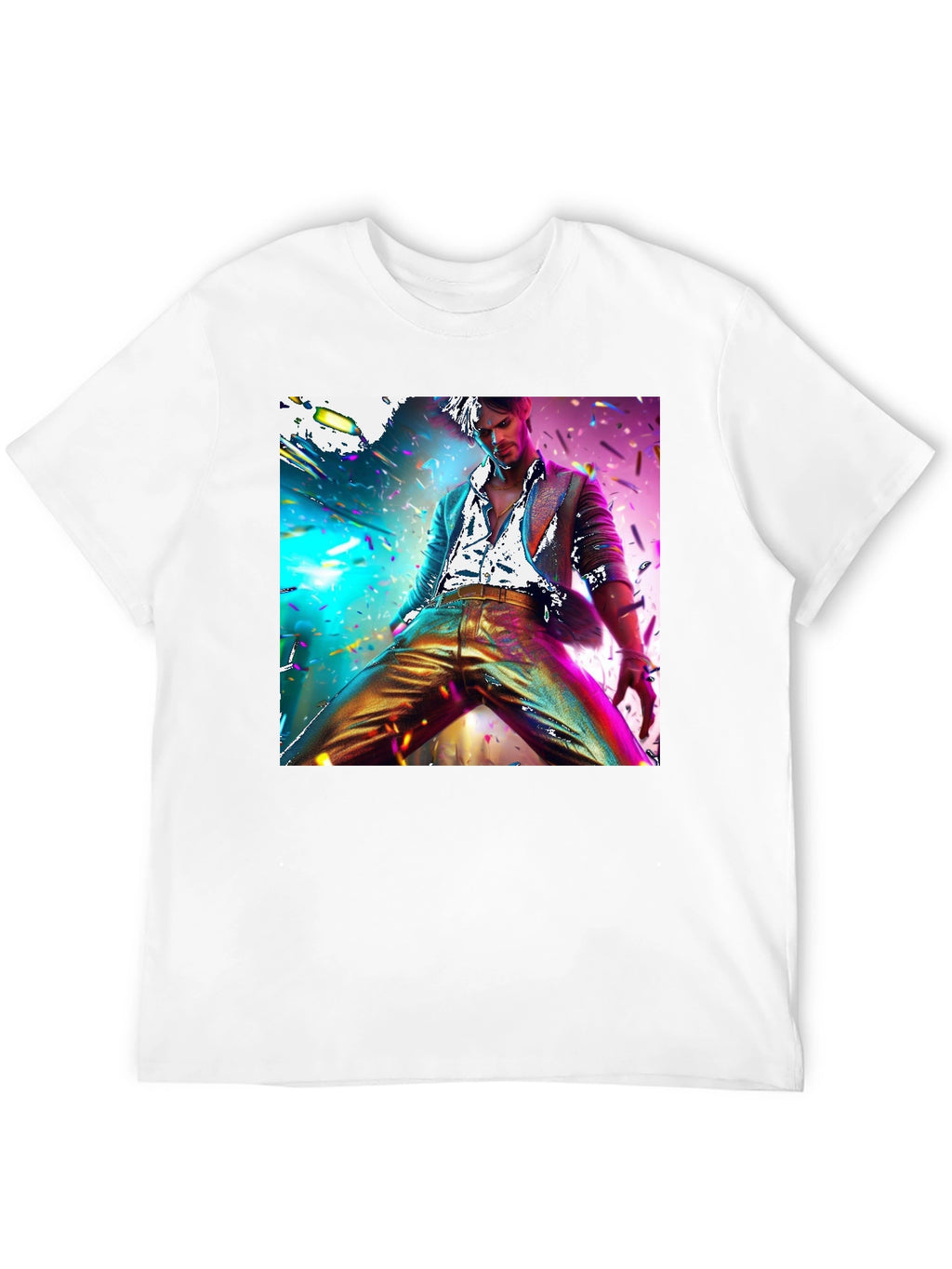 Disco Fever Graphic Tee - Mens Black T-Shirt