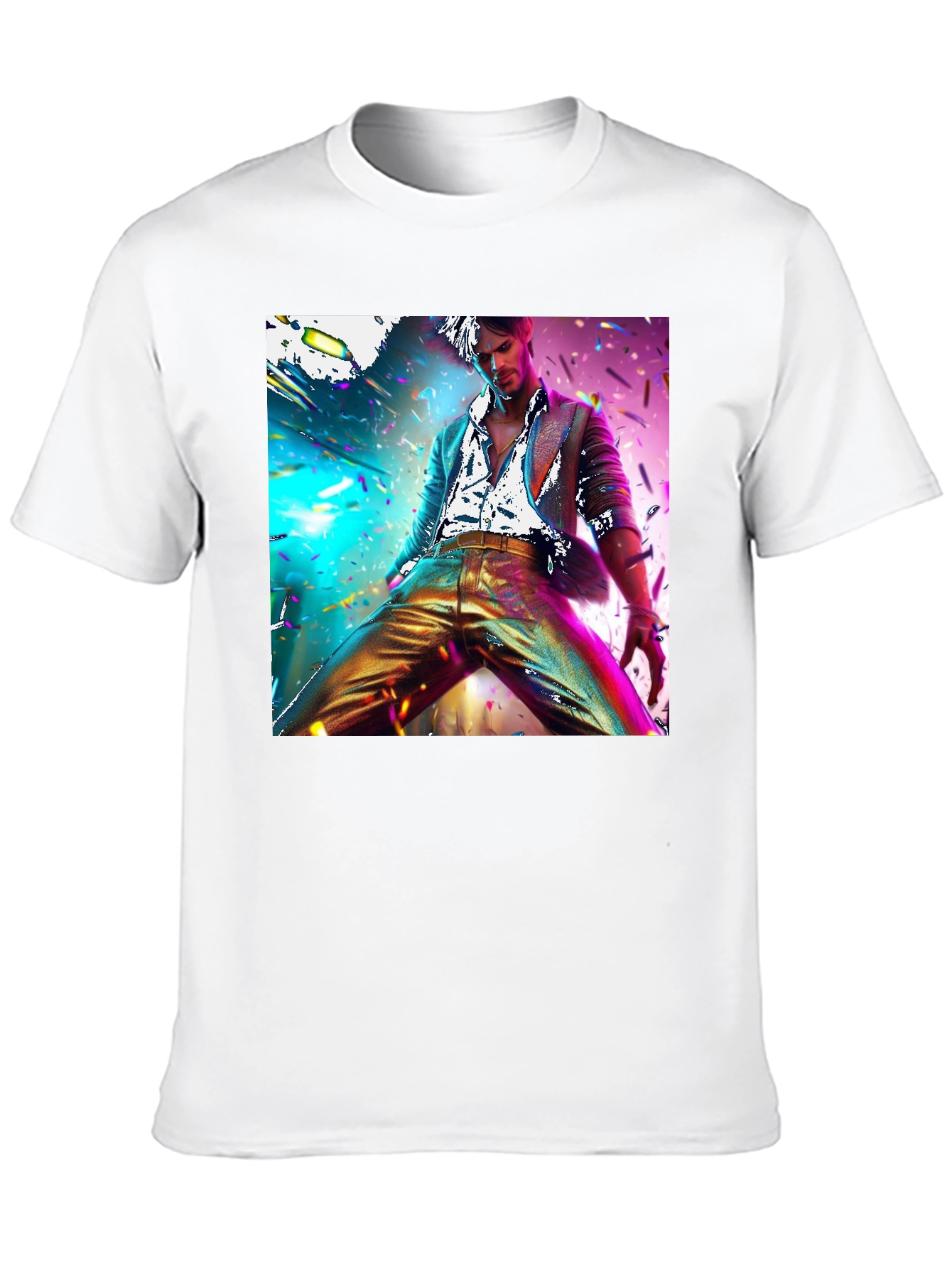 Disco Fever Graphic Tee - Mens Black T-Shirt