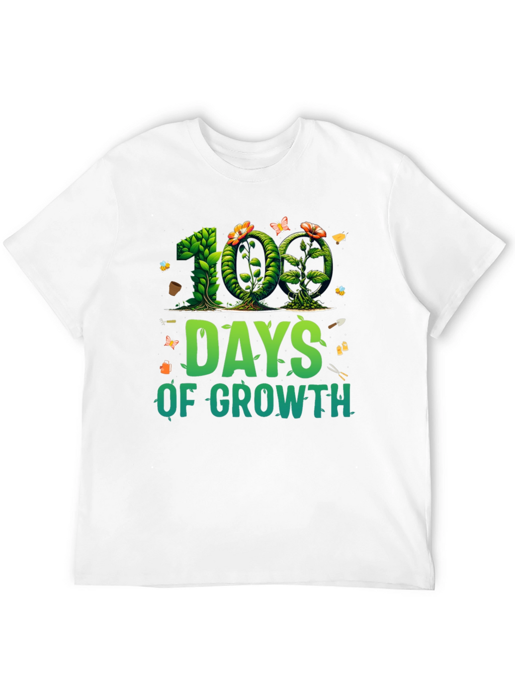 100 Days of Growth T-Shirt - Gardener Tee