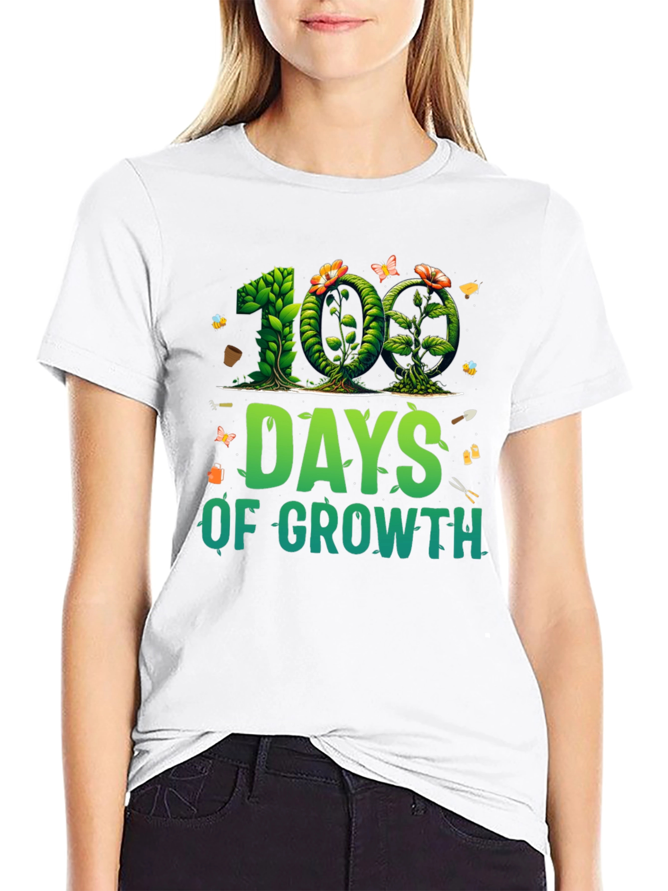 100 Days of Growth T-Shirt - Gardener Tee