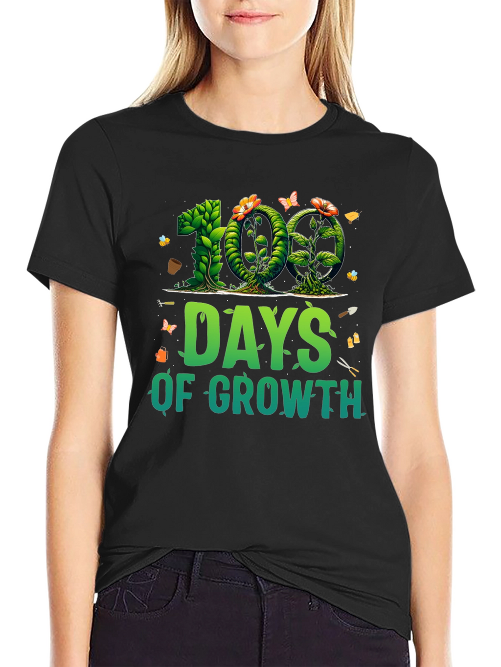 100 Days of Growth T-Shirt - Gardener Tee