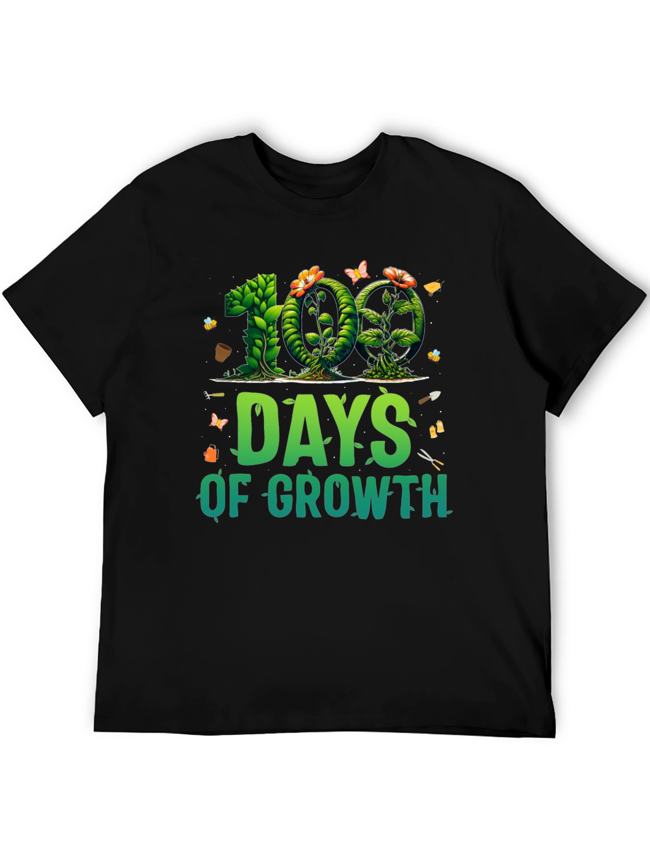 100 Days of Growth T-Shirt - Gardener Tee