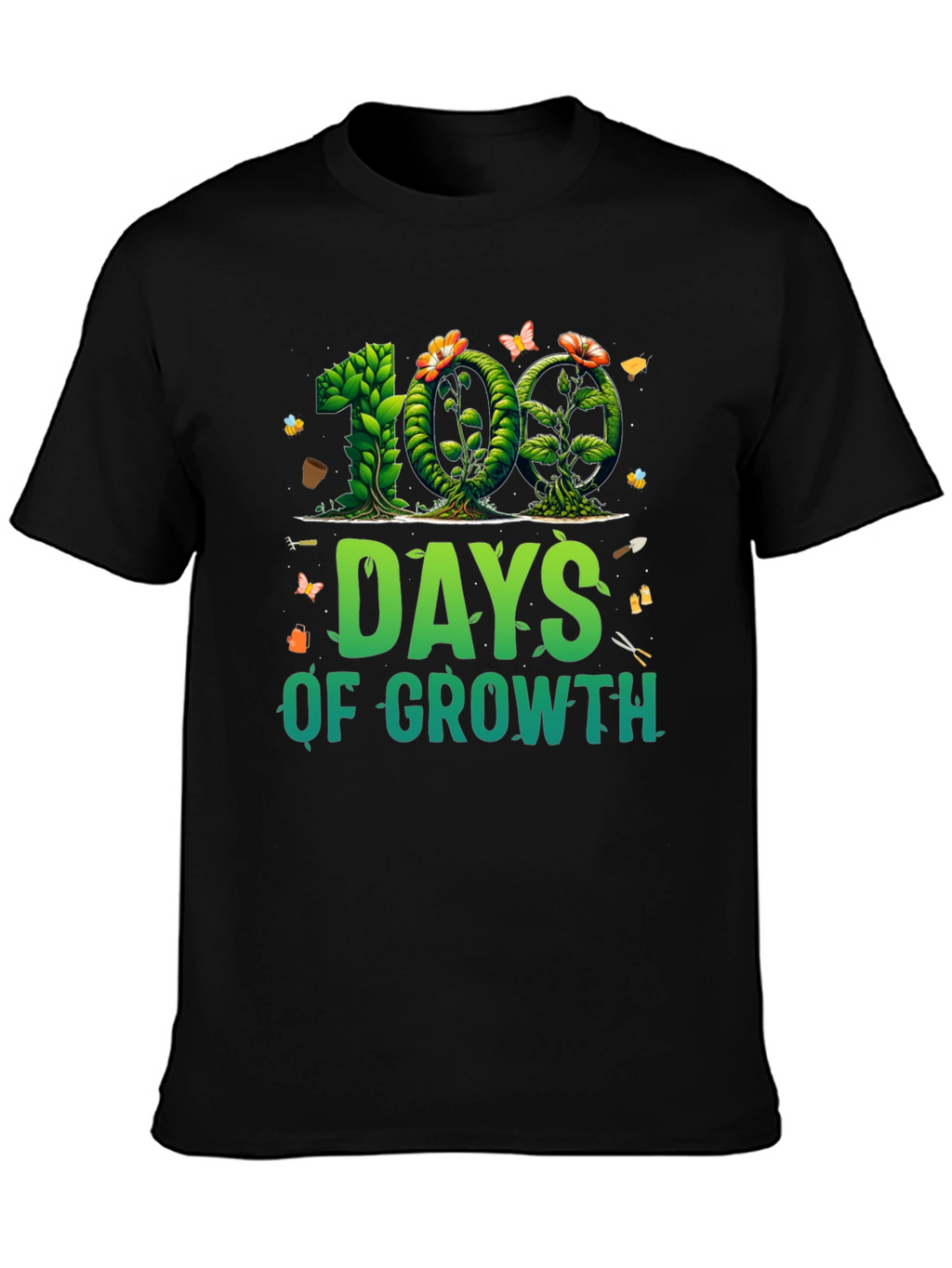 100 Days of Growth T-Shirt - Gardener Tee