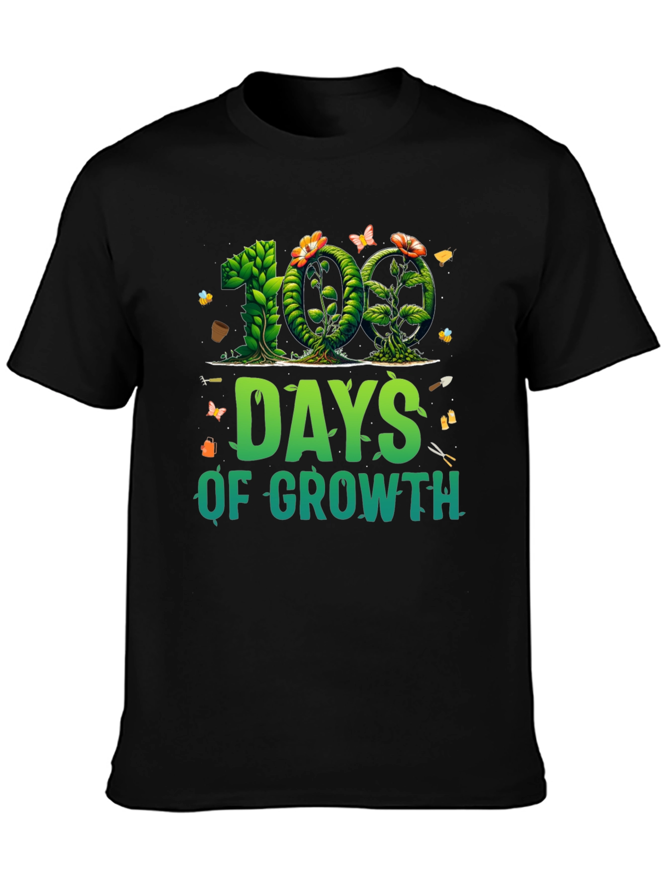 100 Days of Growth T-Shirt - Gardener Tee