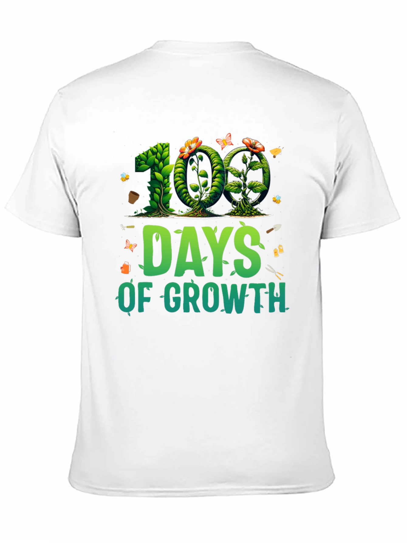 100 Days of Growth T-Shirt - Gardener Tee