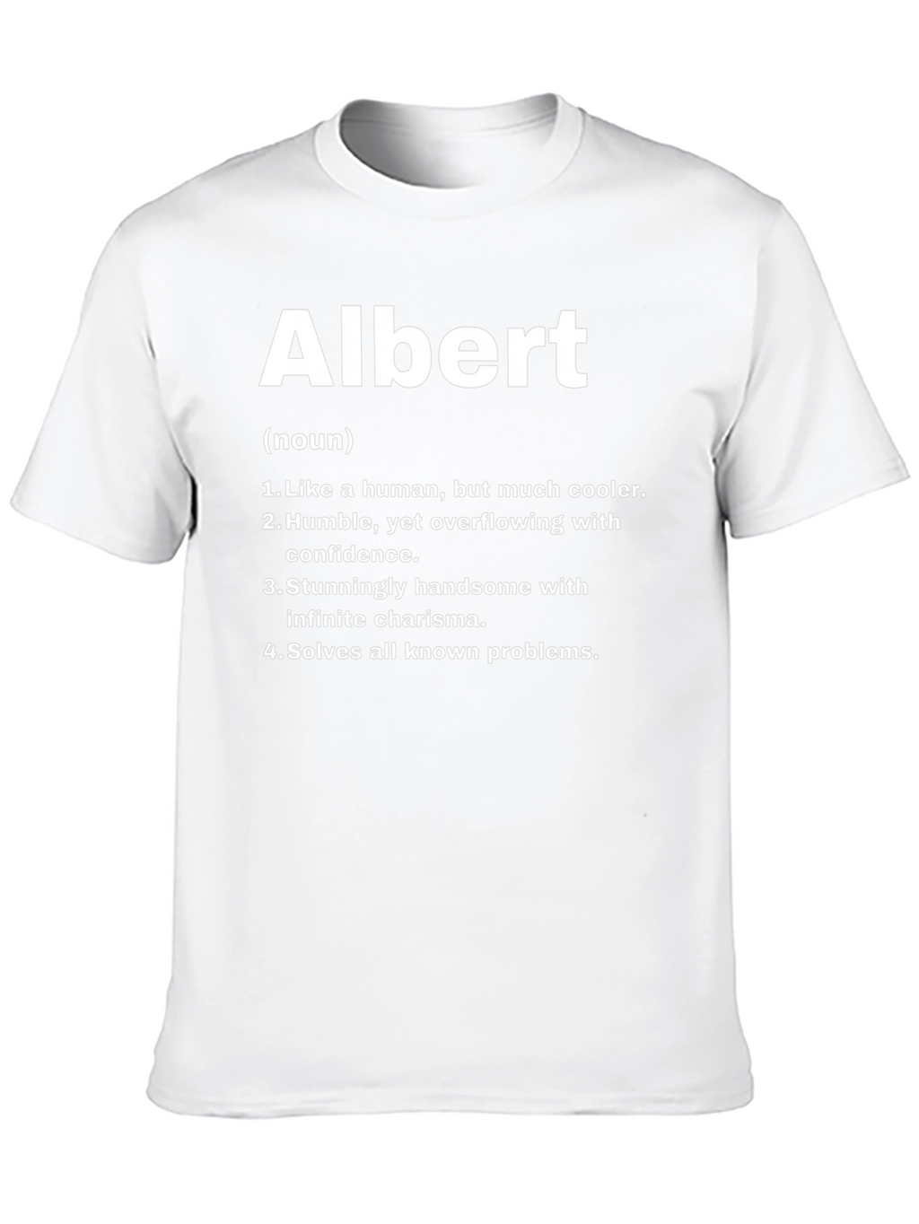 Albert Definition T-Shirt - Humorous Personalized Name Tee