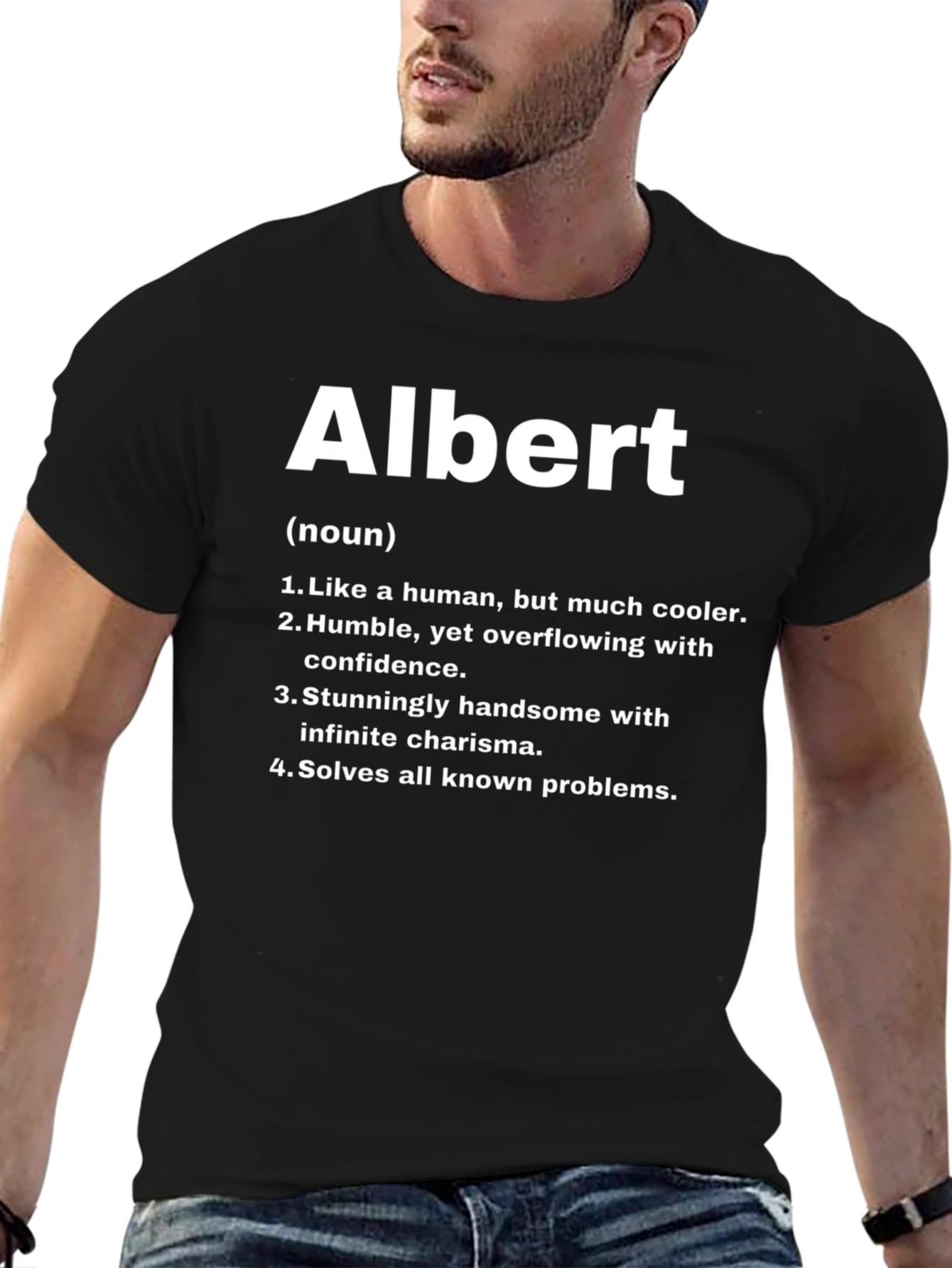 Albert Definition T-Shirt - Humorous Personalized Name Tee
