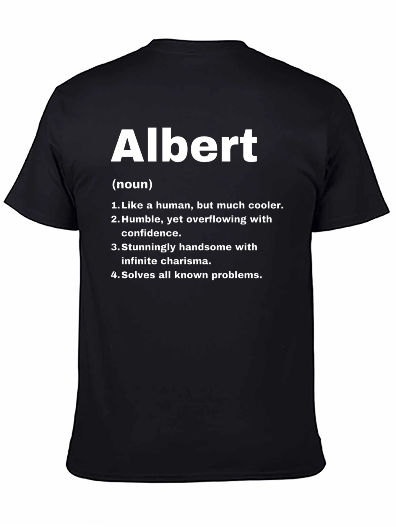 Albert Definition T-Shirt - Humorous Personalized Name Tee
