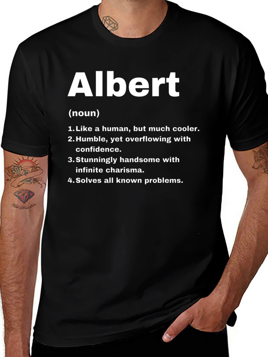 Albert Definition T-Shirt - Humorous Personalized Name Tee