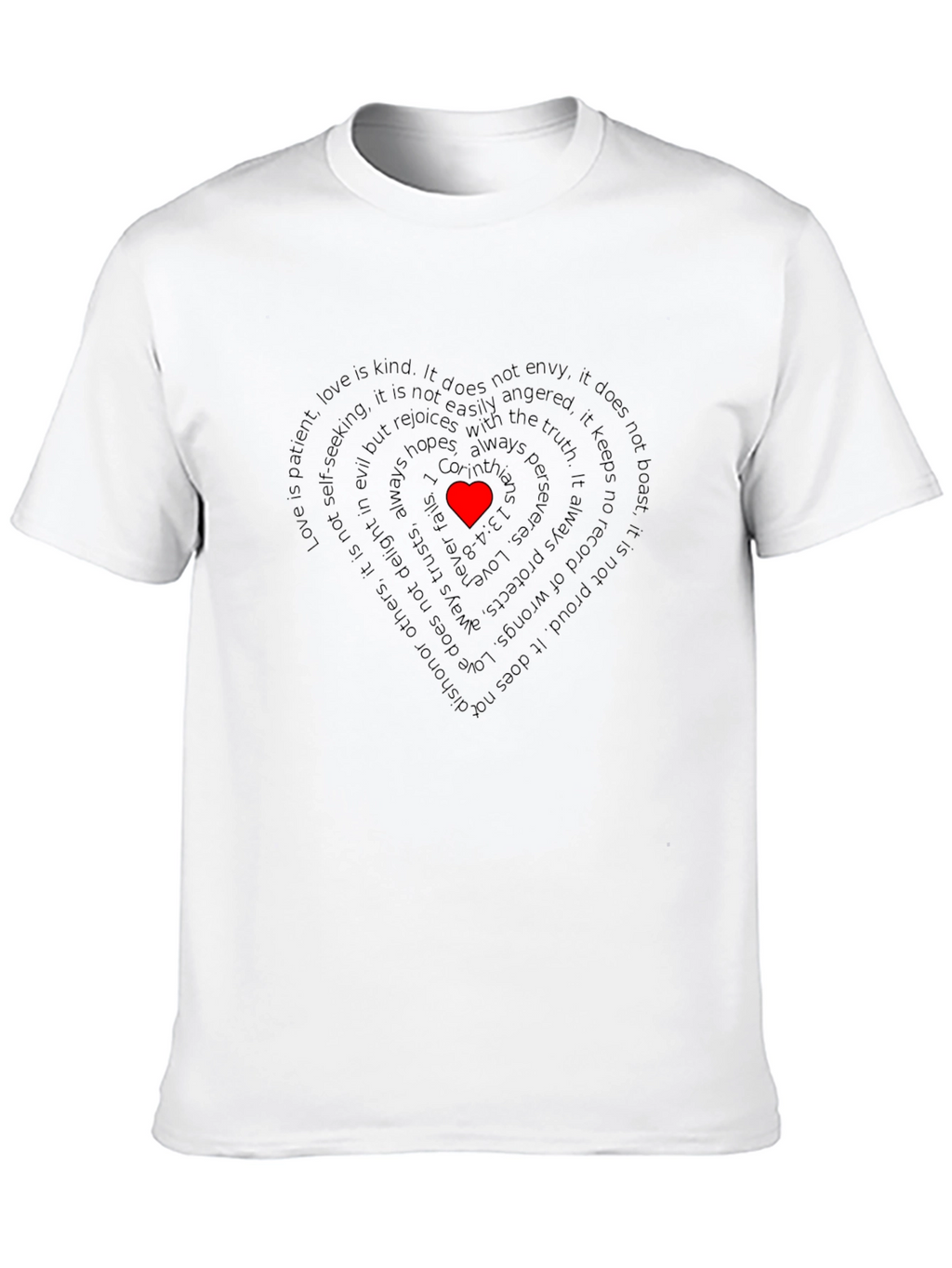 Love is Patient T-Shirt - Christian Apparel
