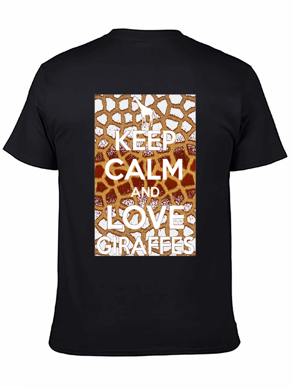 Keep Calm Love Giraffes Graphic Tee
