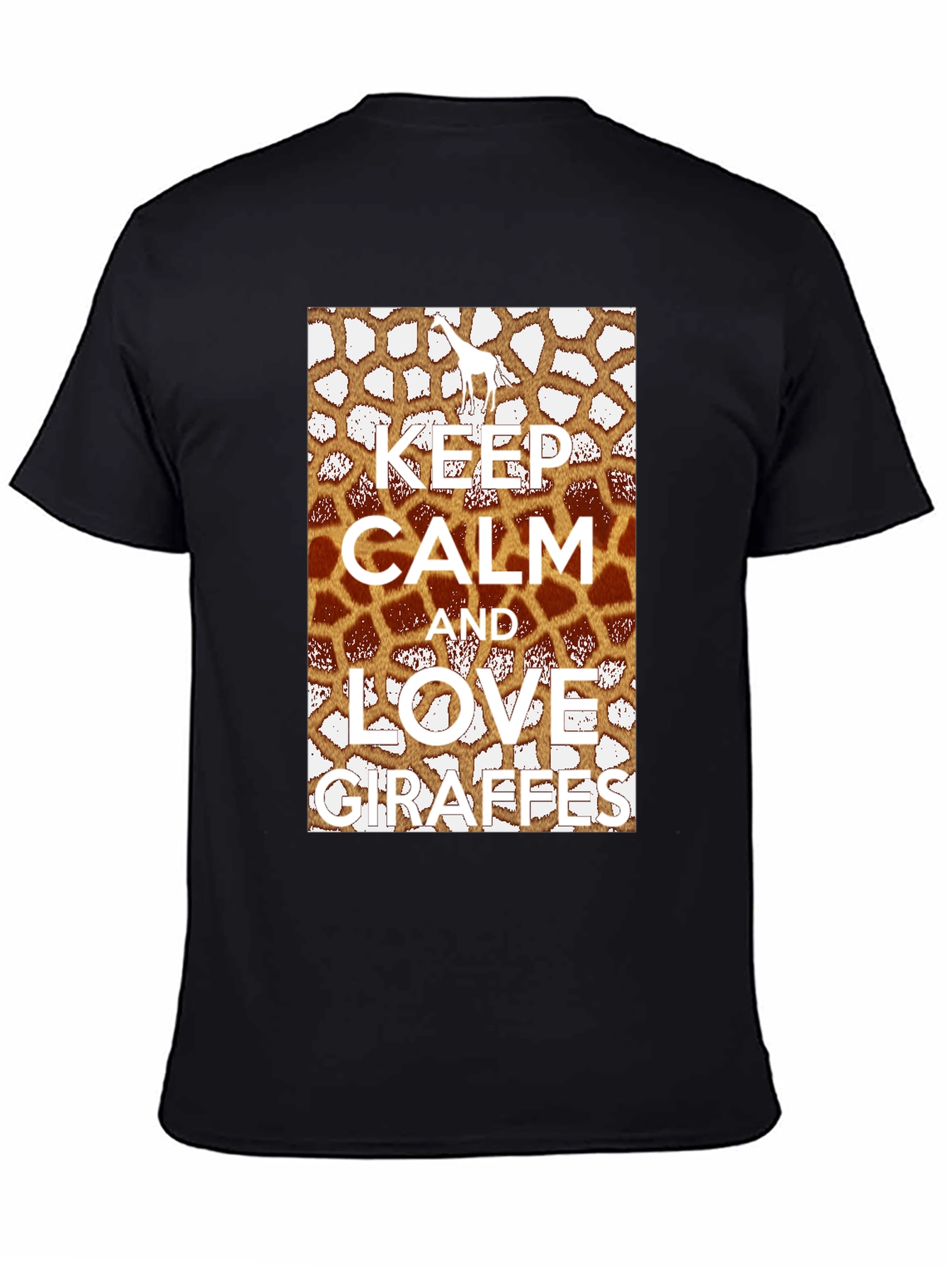 Keep Calm Love Giraffes Graphic Tee