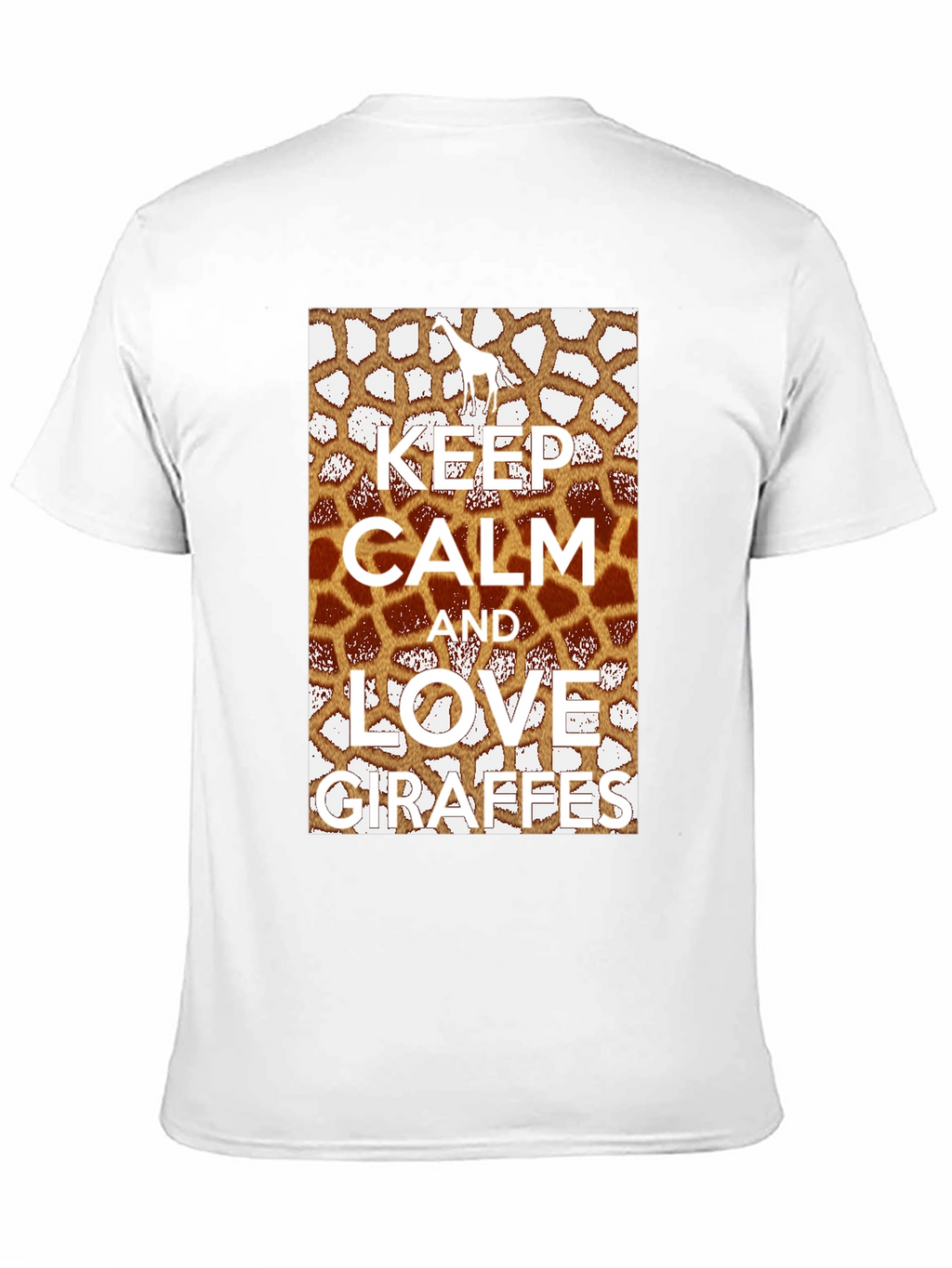 Keep Calm Love Giraffes Graphic Tee