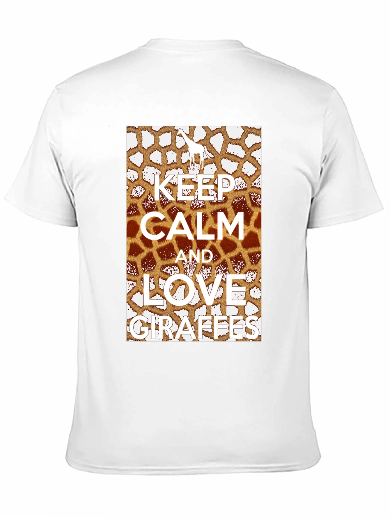 Keep Calm Love Giraffes Graphic Tee