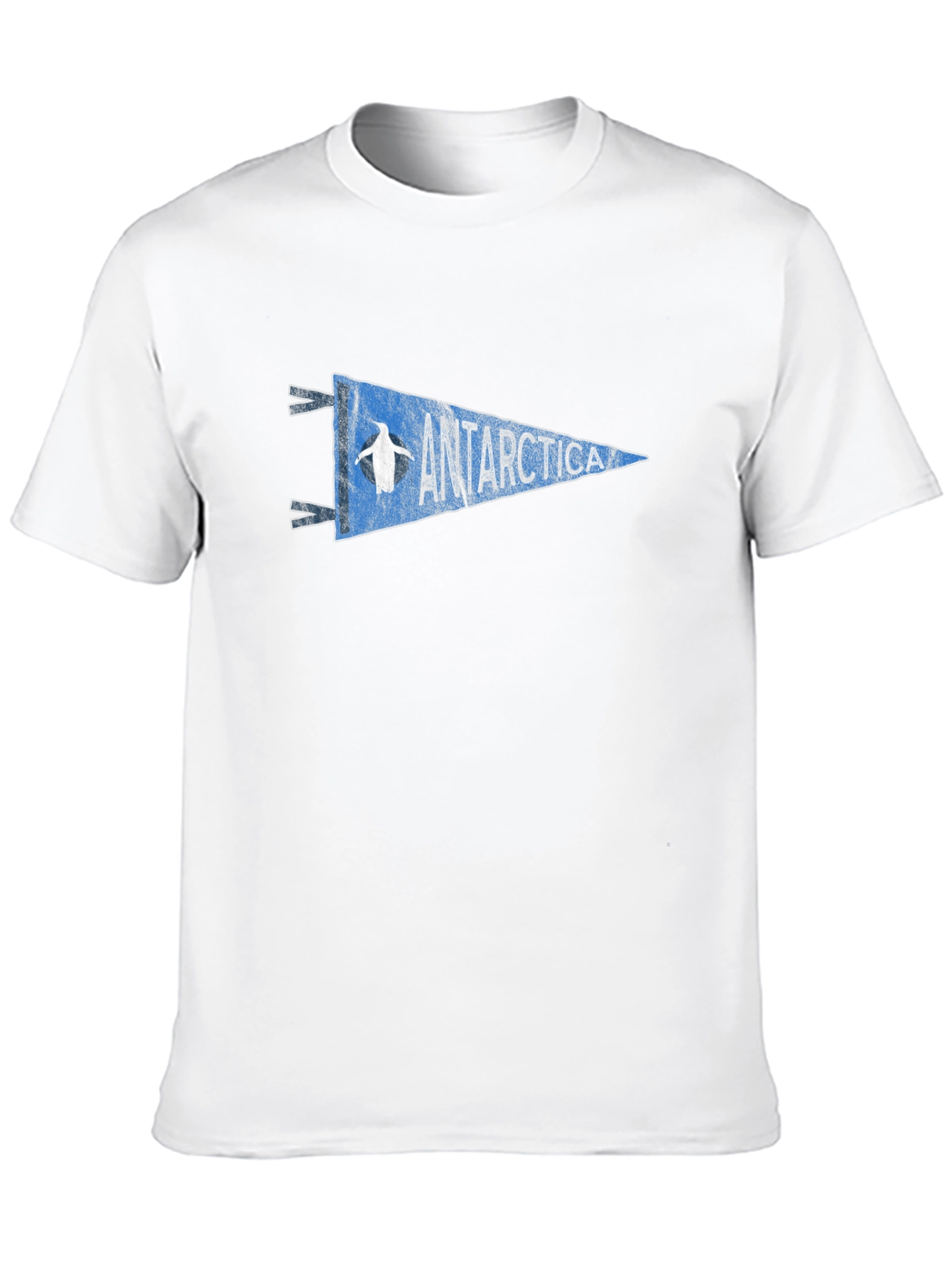 Antarctica Penguin Pennant Graphic Tee