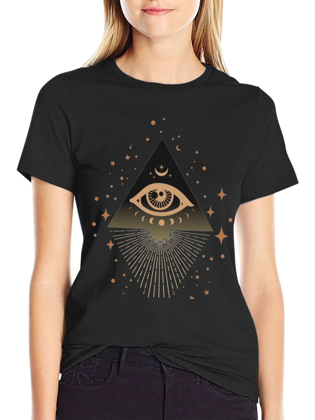 Mystic Eye Graphic T-Shirt - Trendy Casual Tee