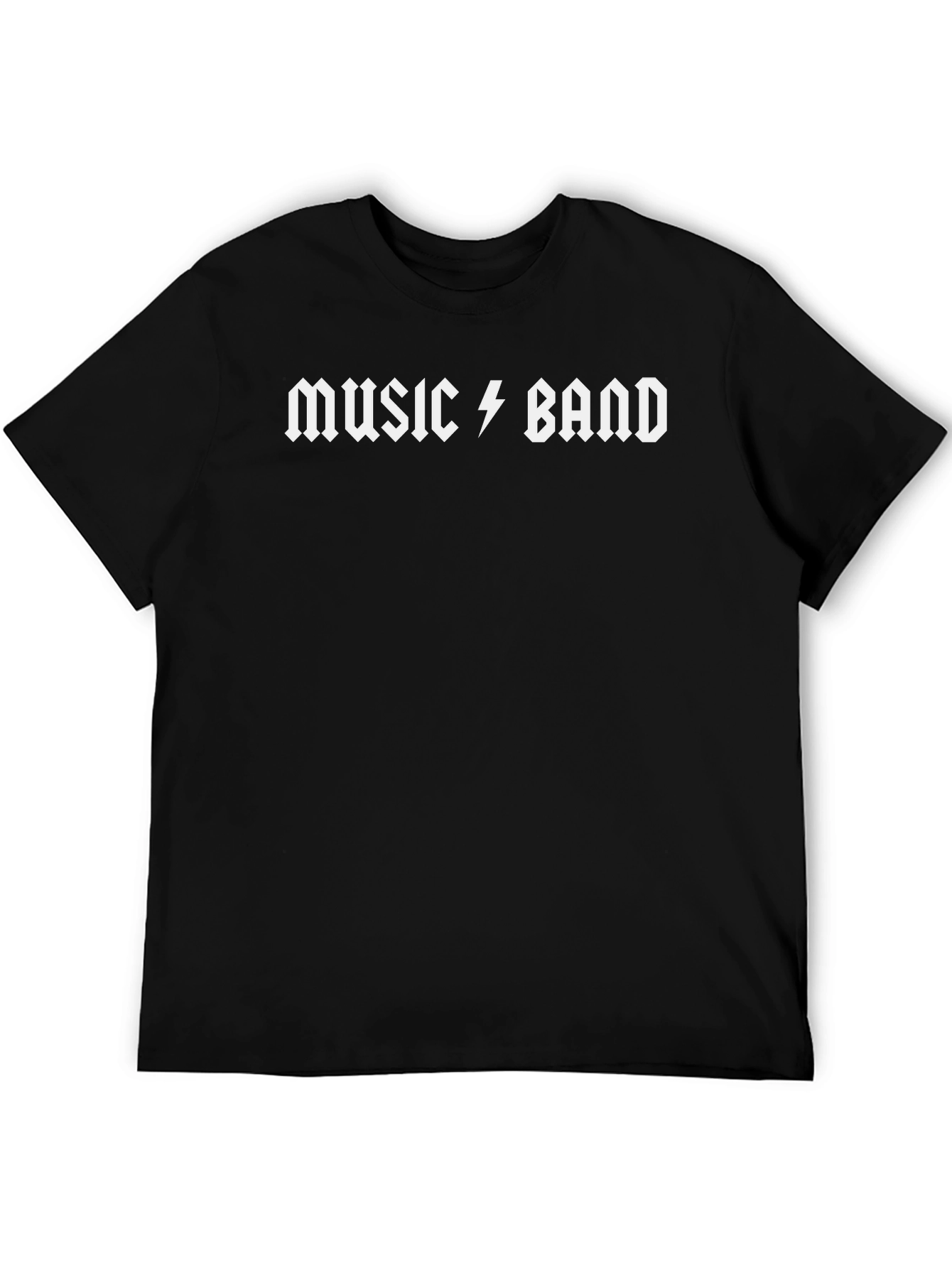 Music Band Black T-Shirt Rock Style