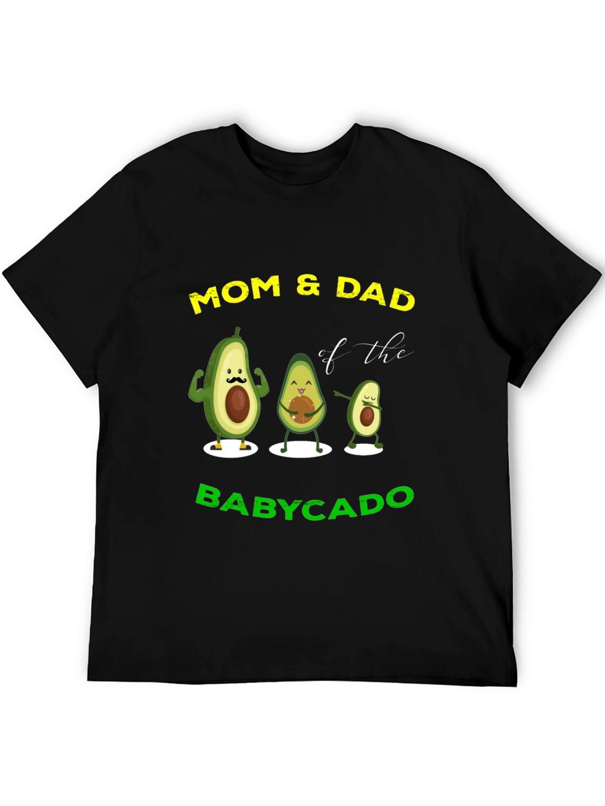 Mom & Dad Babycado T-Shirt - Avocado Family Matching Tee