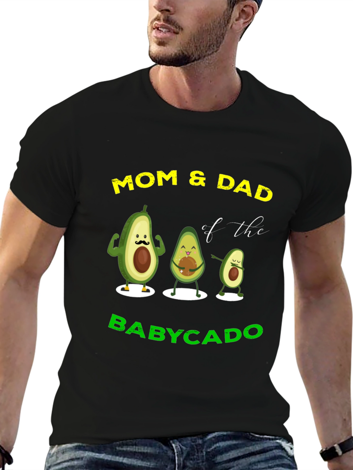 Mom & Dad Babycado T-Shirt - Avocado Family Matching Tee