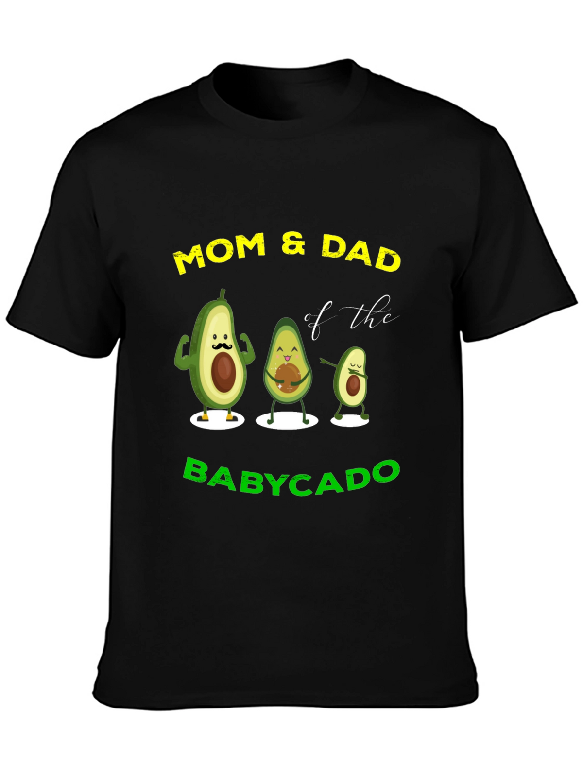 Mom & Dad Babycado T-Shirt - Avocado Family Matching Tee