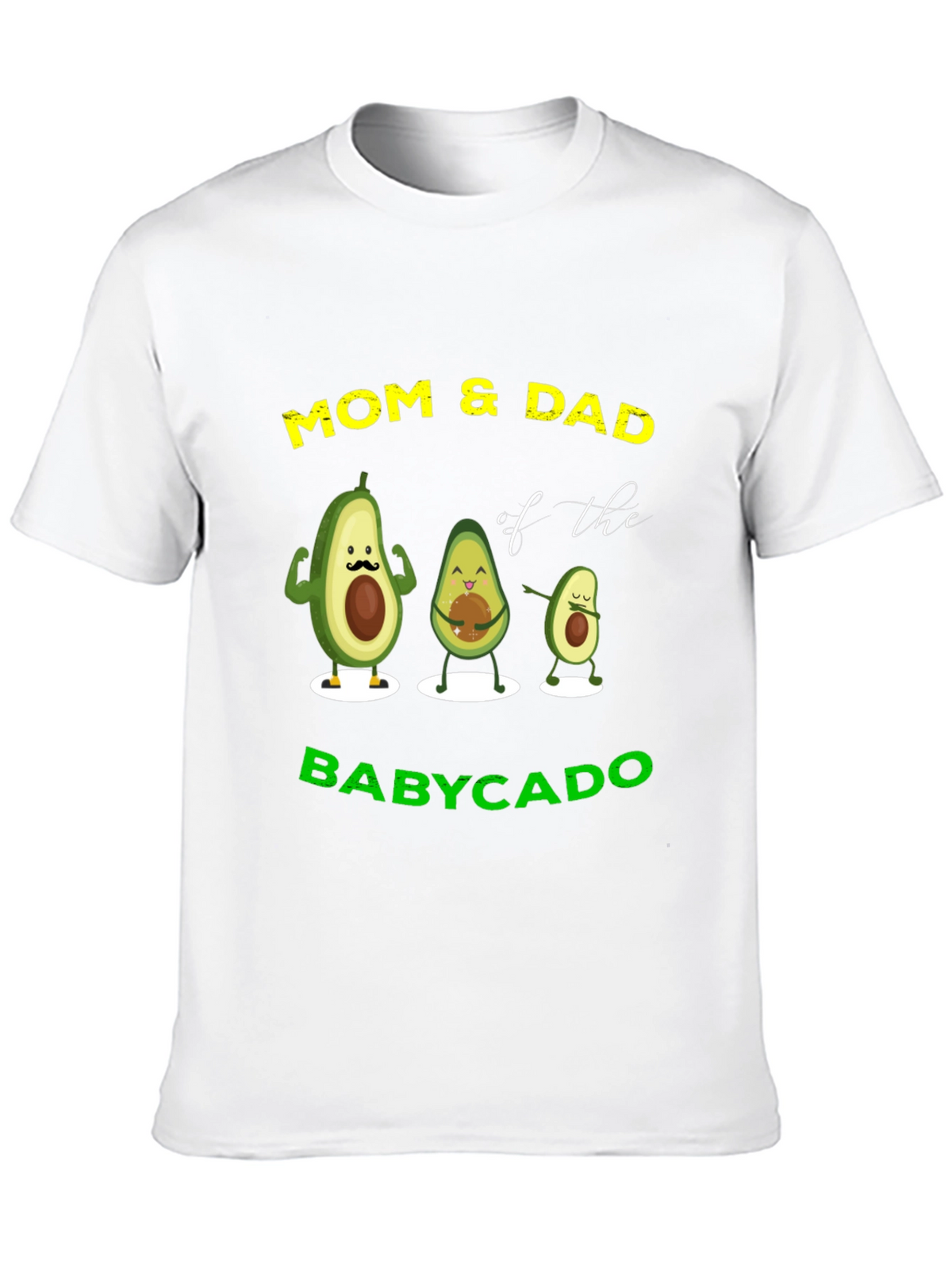 Mom & Dad Babycado T-Shirt - Avocado Family Matching Tee