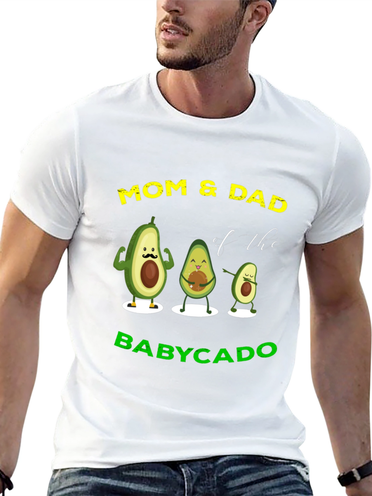 Mom & Dad Babycado T-Shirt - Avocado Family Matching Tee