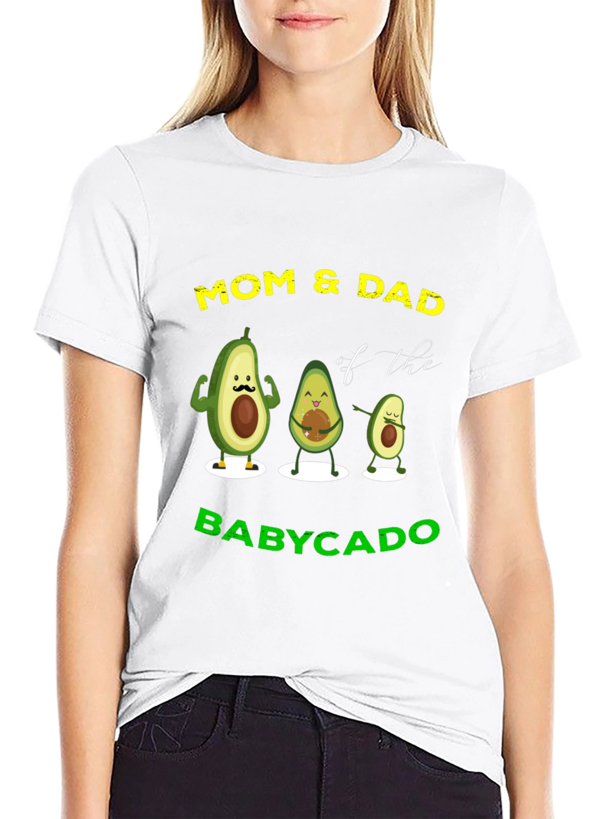 Mom & Dad Babycado T-Shirt - Avocado Family Matching Tee
