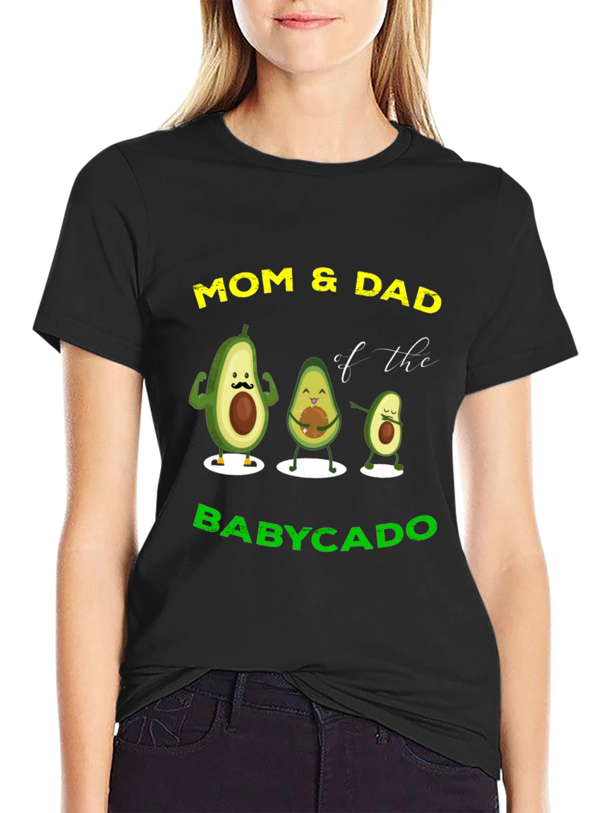 Mom & Dad Babycado T-Shirt - Avocado Family Matching Tee