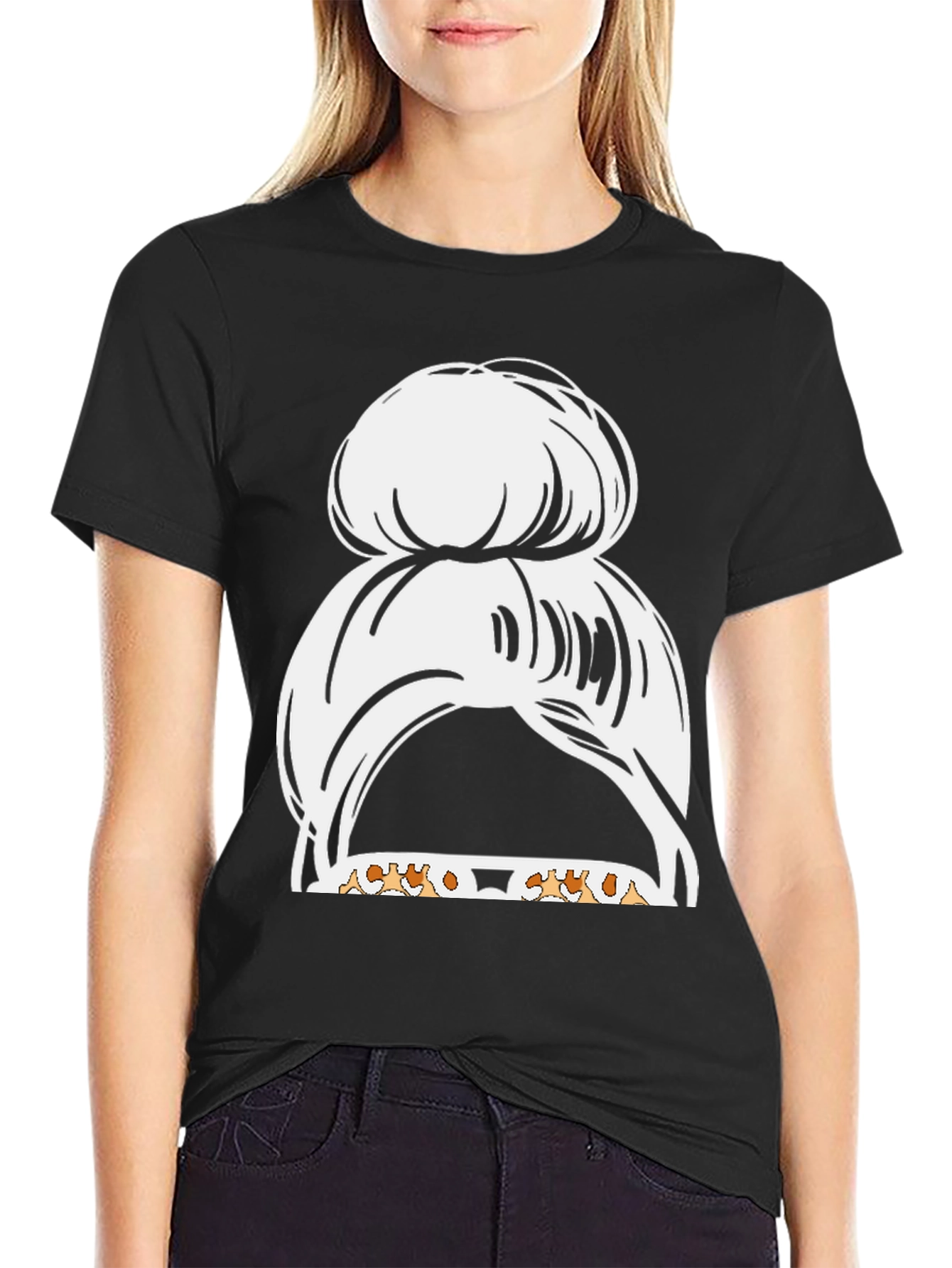 Messy Bun Dachshund Mom T-Shirt
