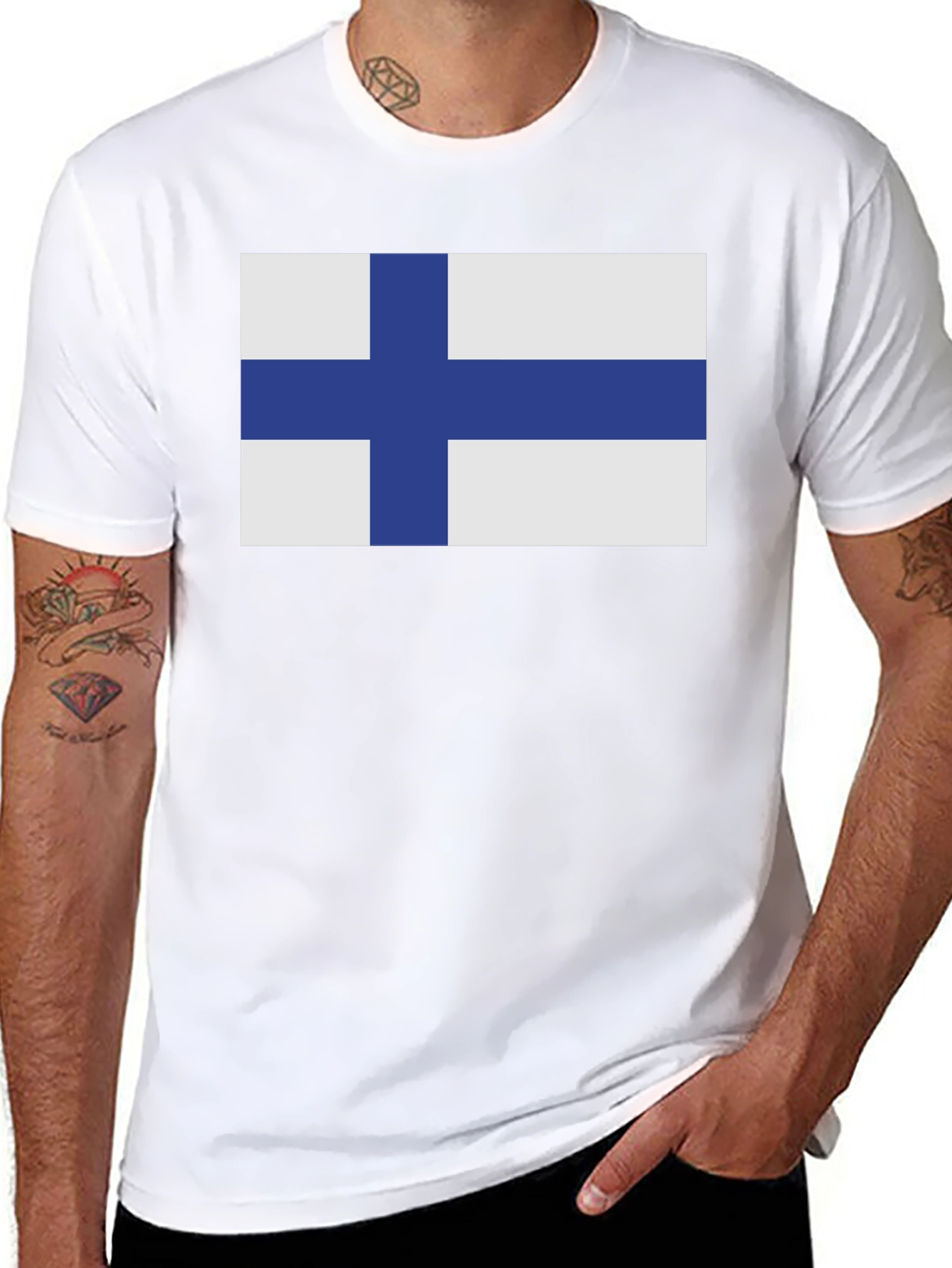 Finland Flag T-Shirt - Show Your Finnish Pride