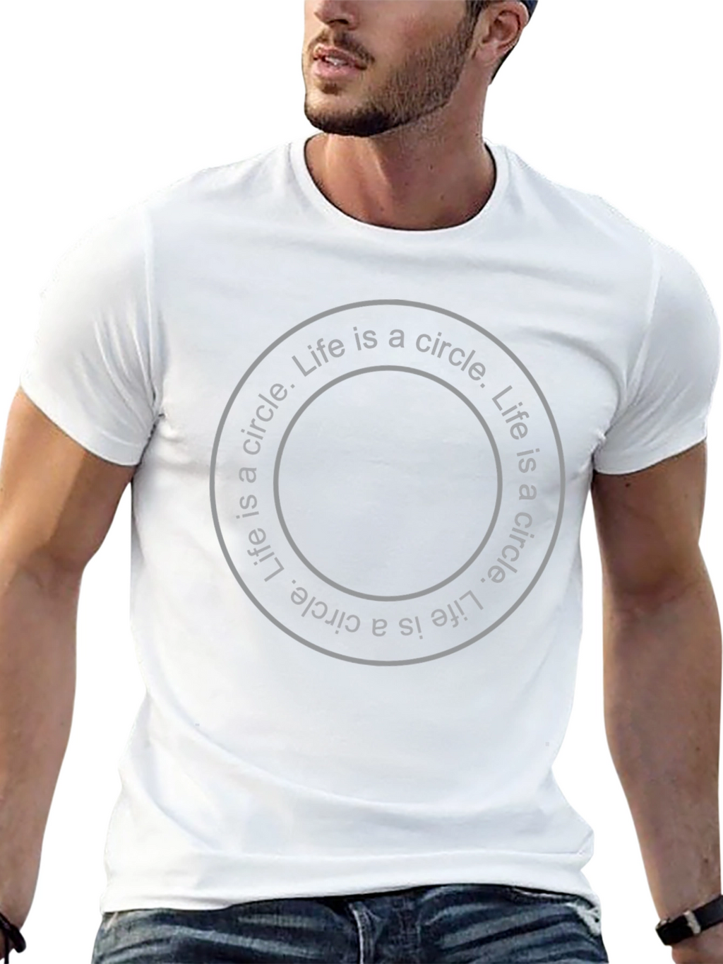 Life is a Circle Graphic T-Shirt