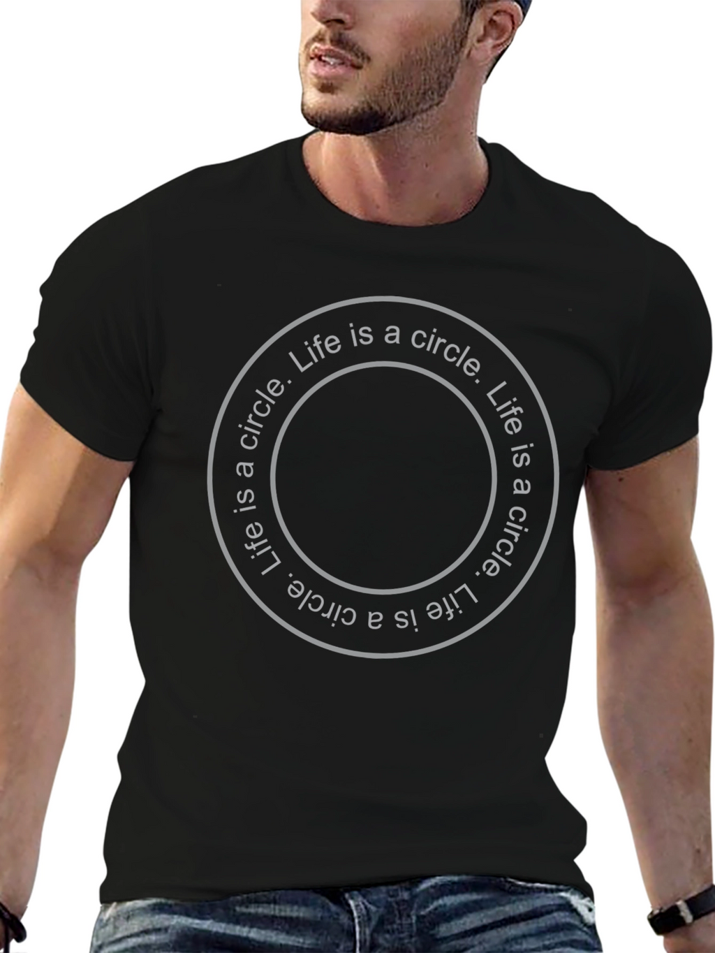 Life is a Circle Graphic T-Shirt